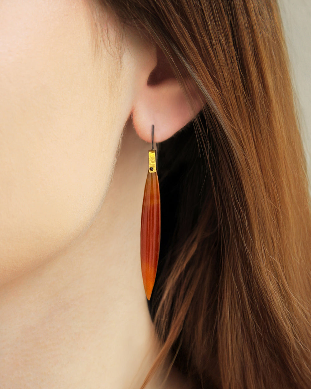Marquise Carnelian Earrings