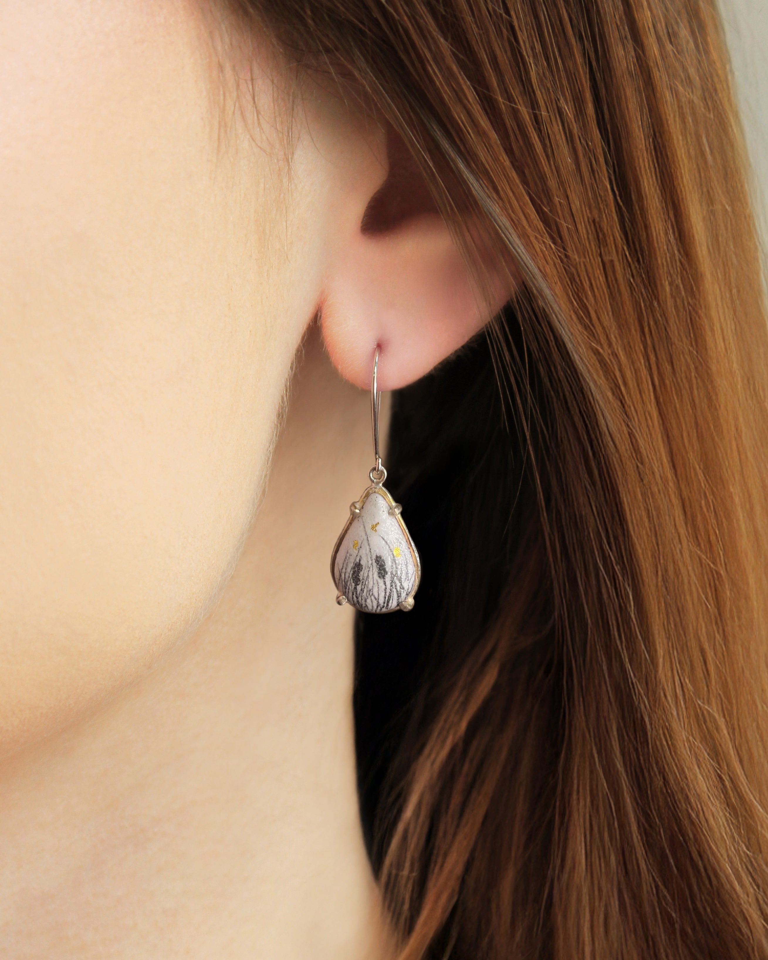 Small Teardrop Dangle Earrings