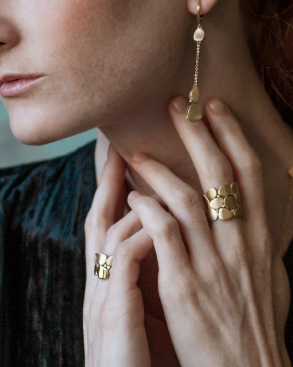 Stacking Pebble Ring