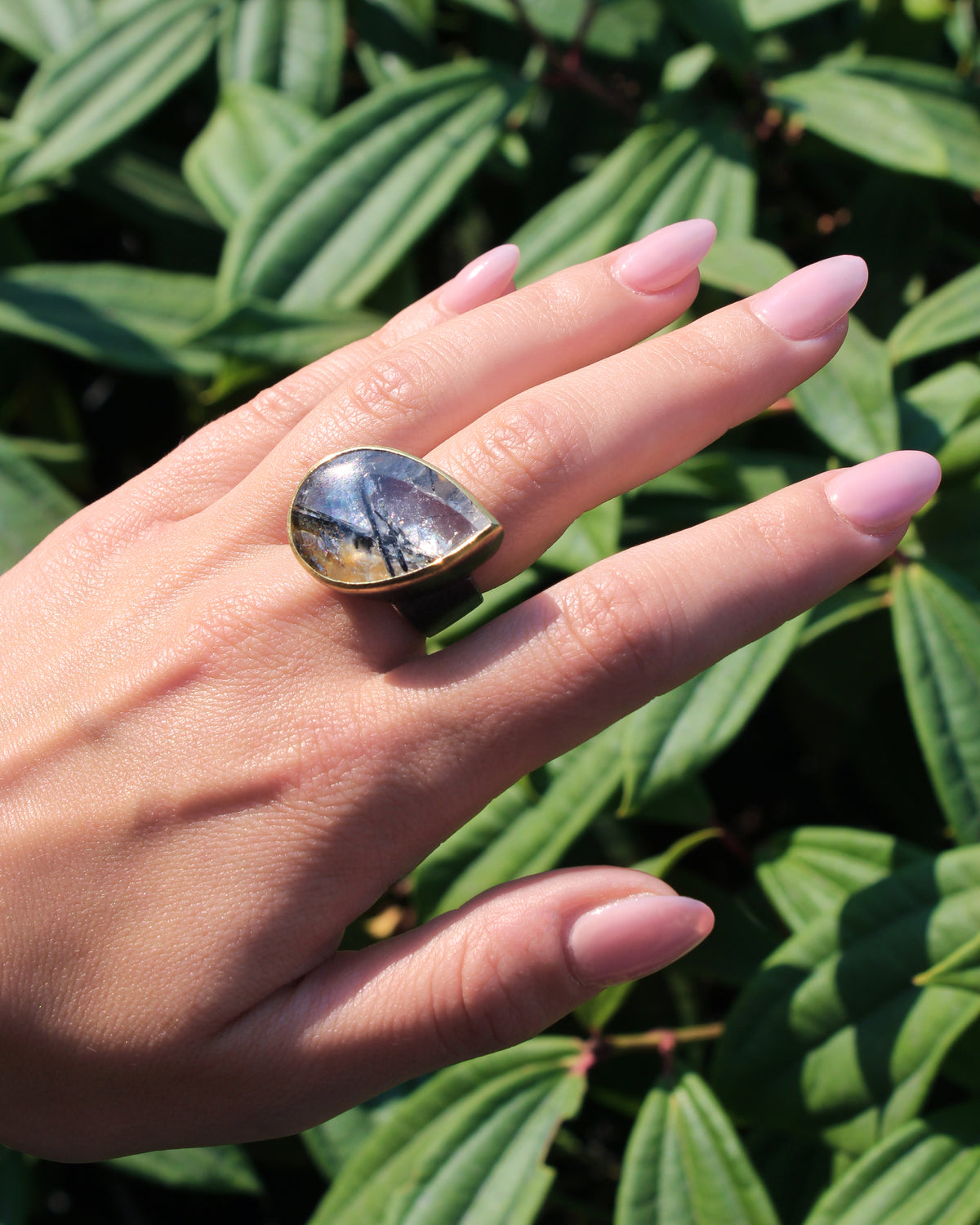 Tourmaline Quartz Ring
