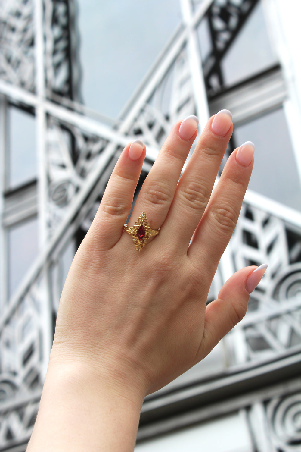 Gothic Inspired Cocktail Ring