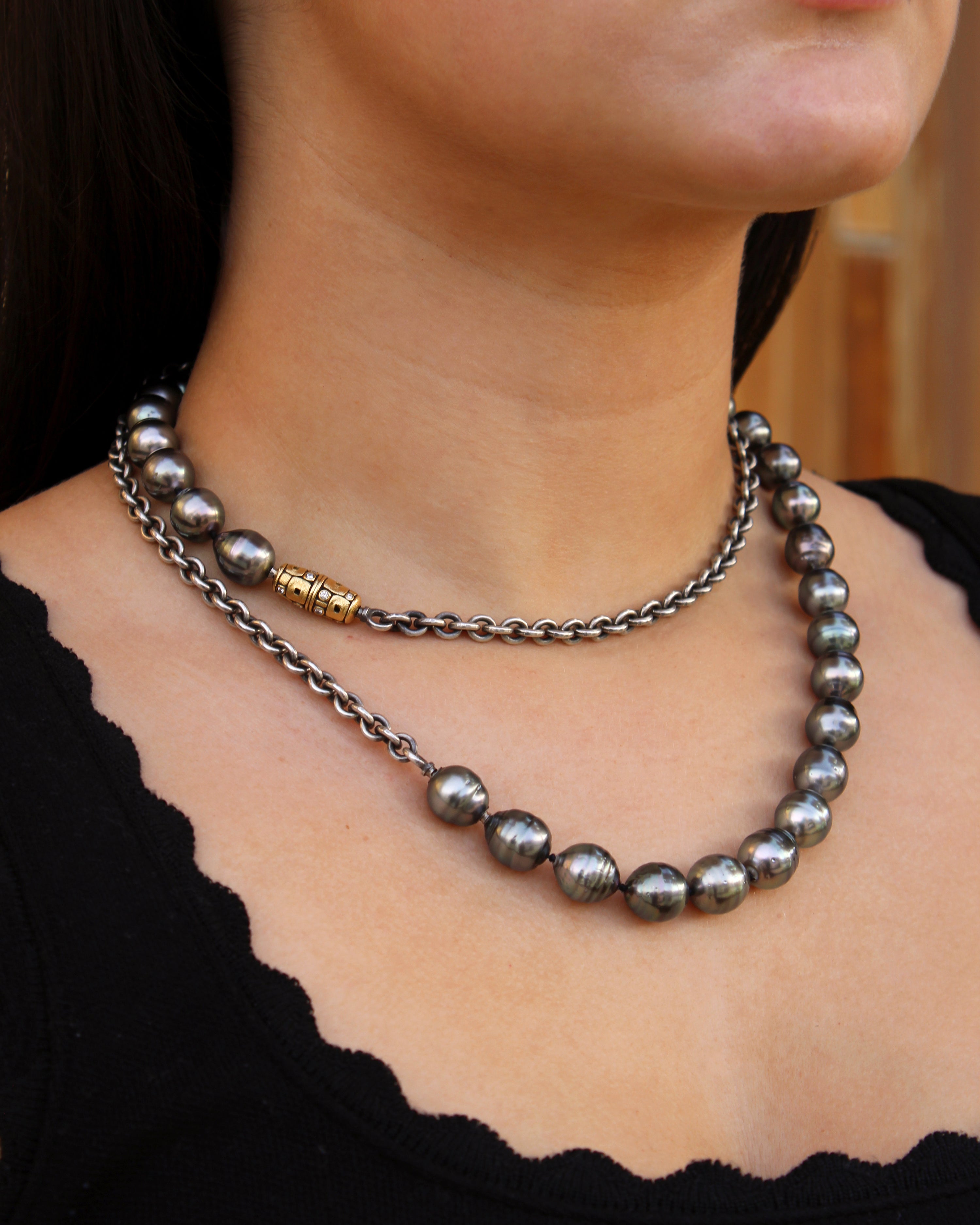 Tahitian Circle Pearl Necklace