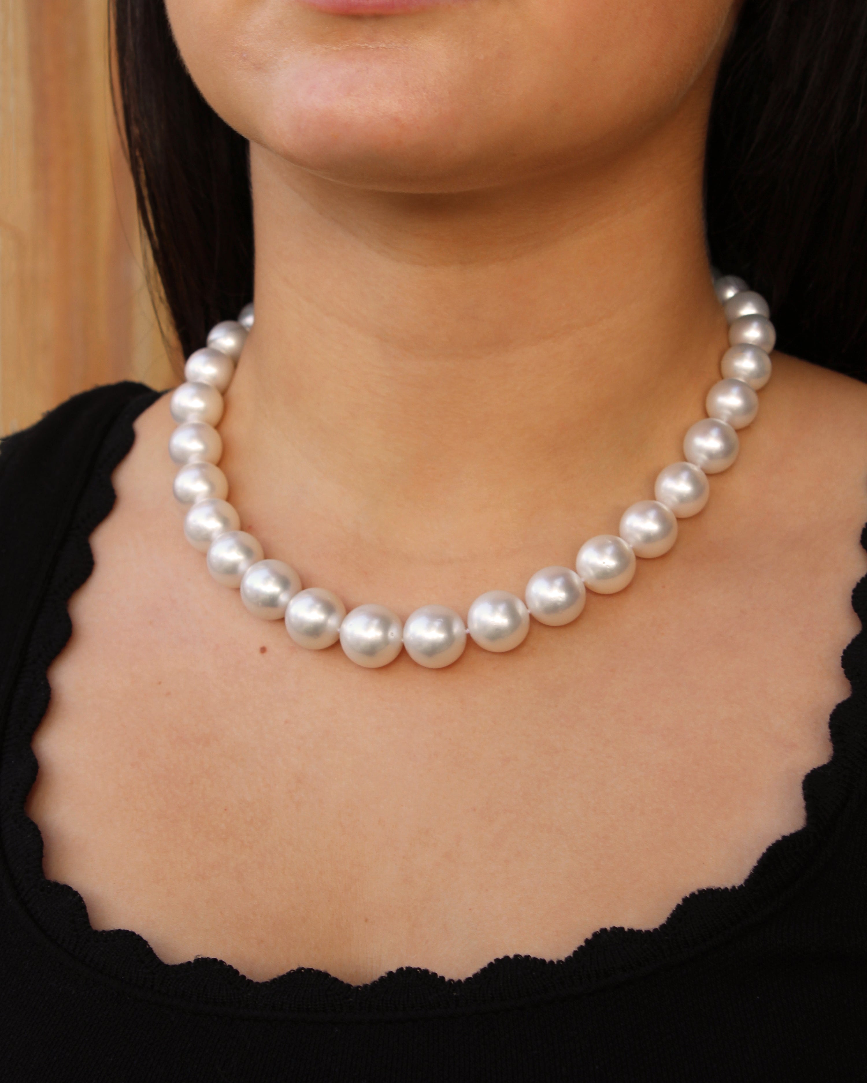 Graduating South Sea Pearl Necklace