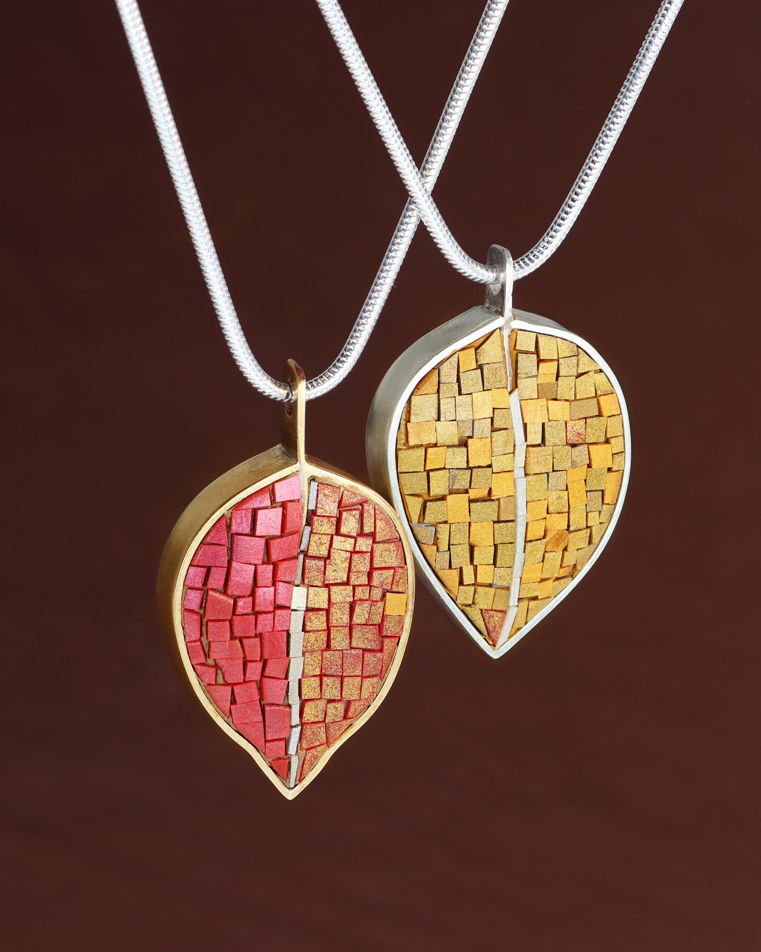 Gold Leaf Pendant