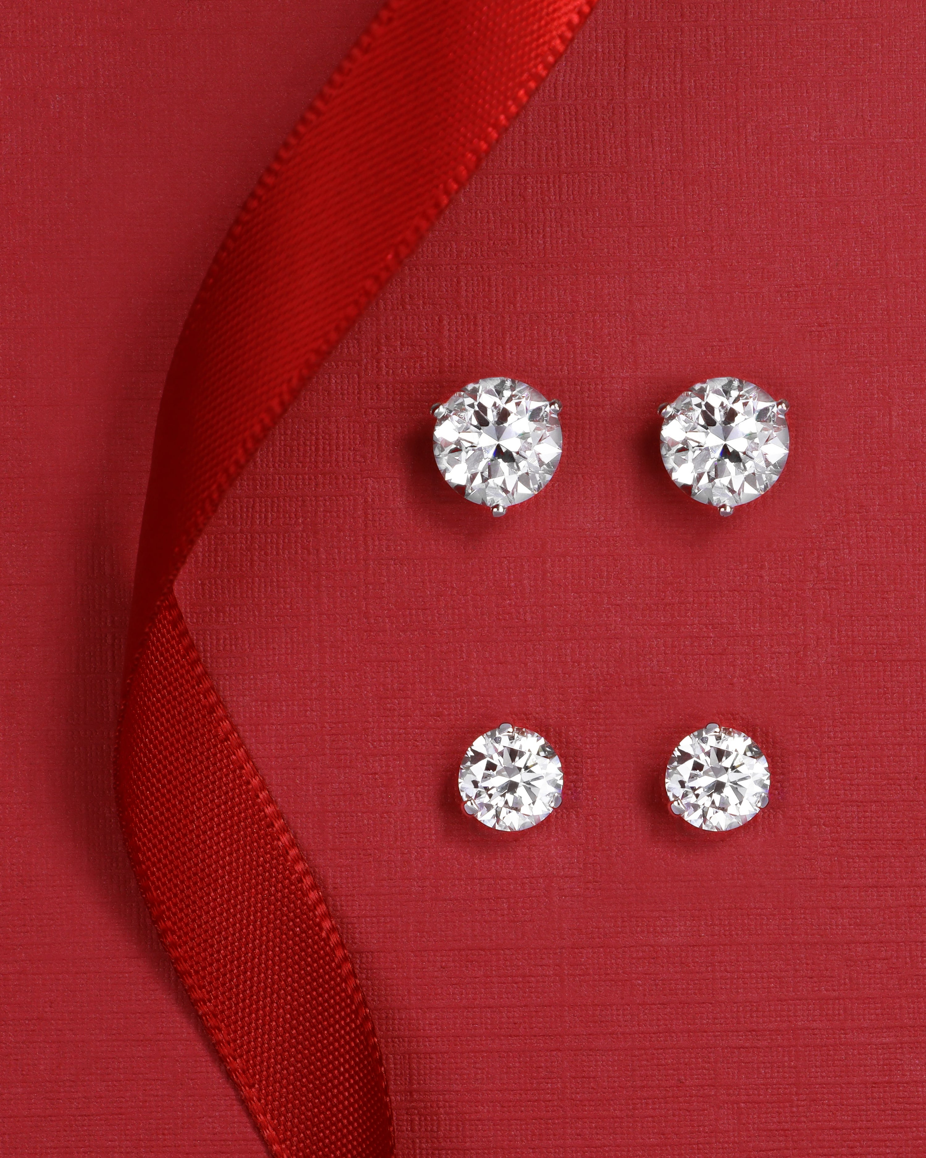 1.00ctw Lab Diamond Martini Stud Earrings