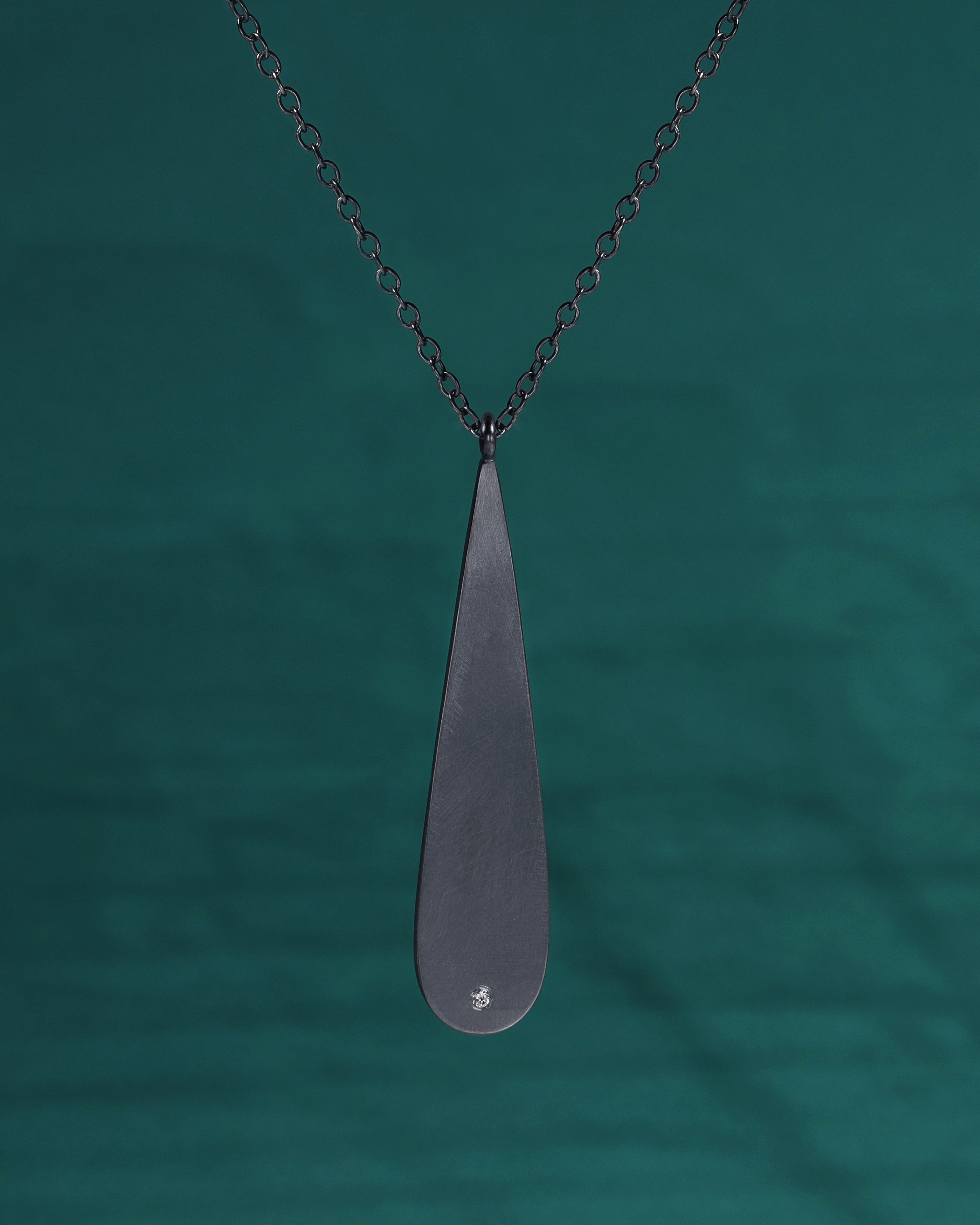 Long Teardrop Necklace