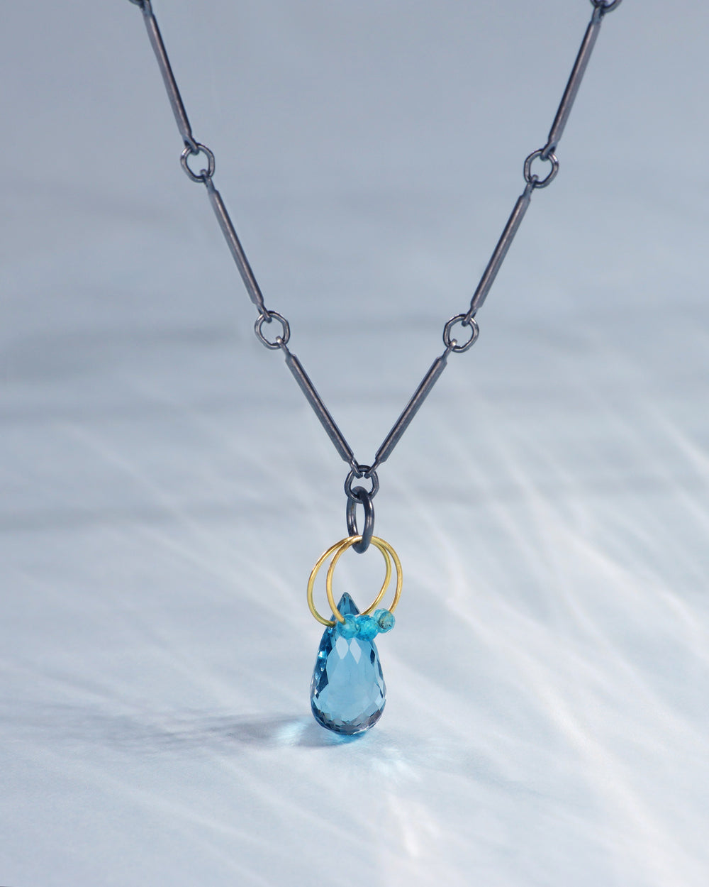 London Blue Topaz Mini Tangle Necklace