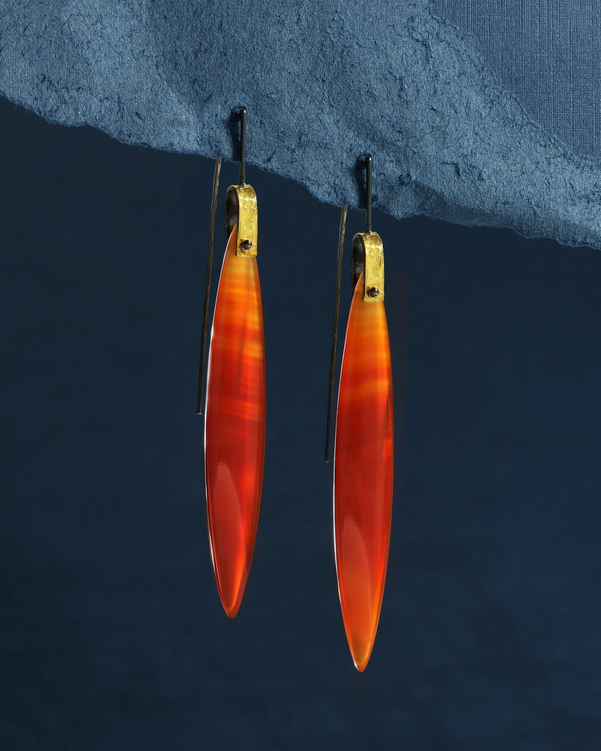 Marquise Carnelian Earrings