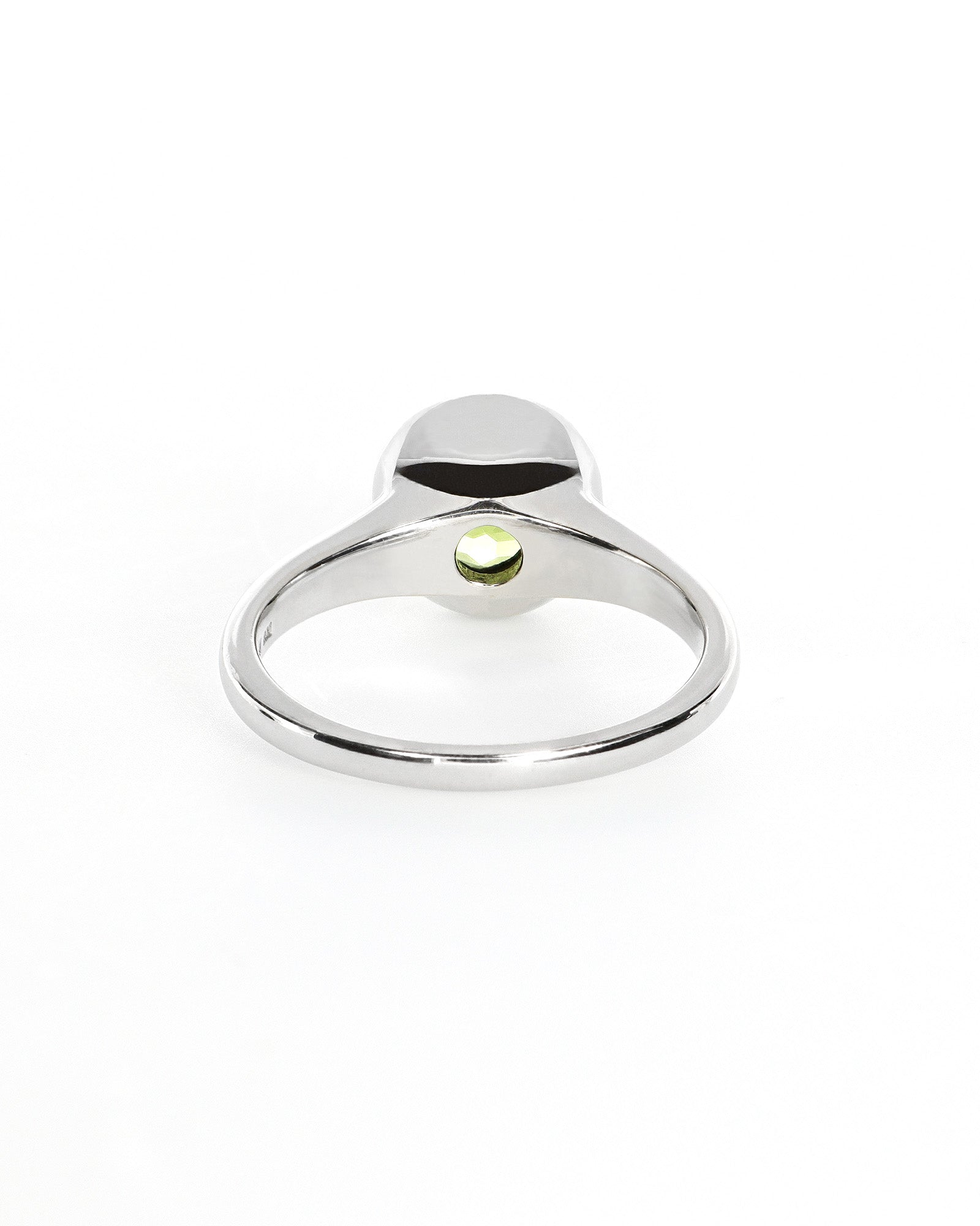 Bezel Peridot Ring