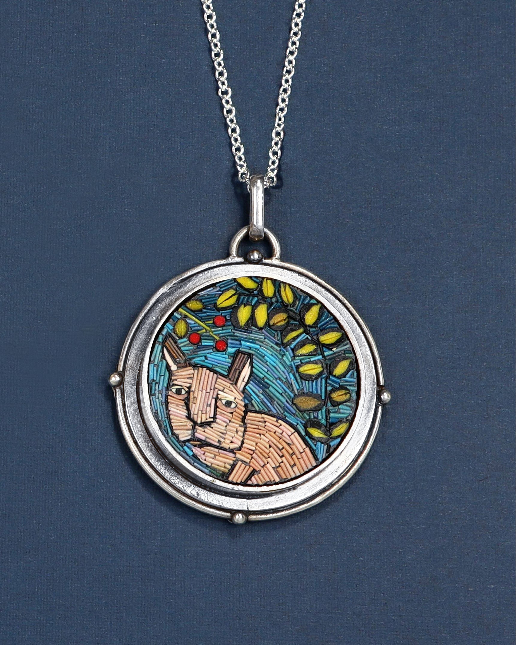 Sleepy Bunny Pendant