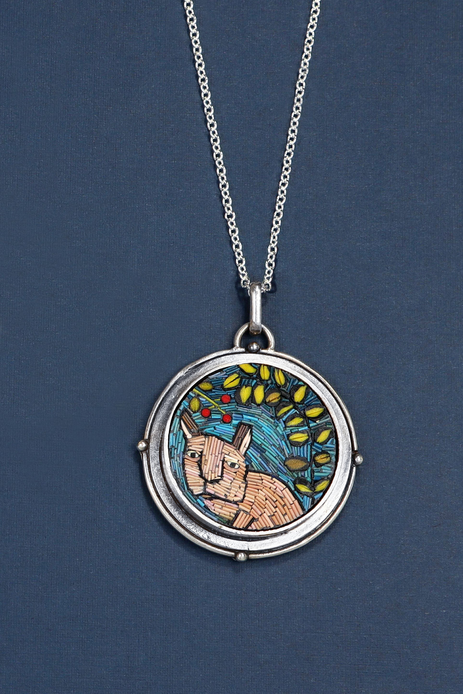 Sleepy Bunny Pendant