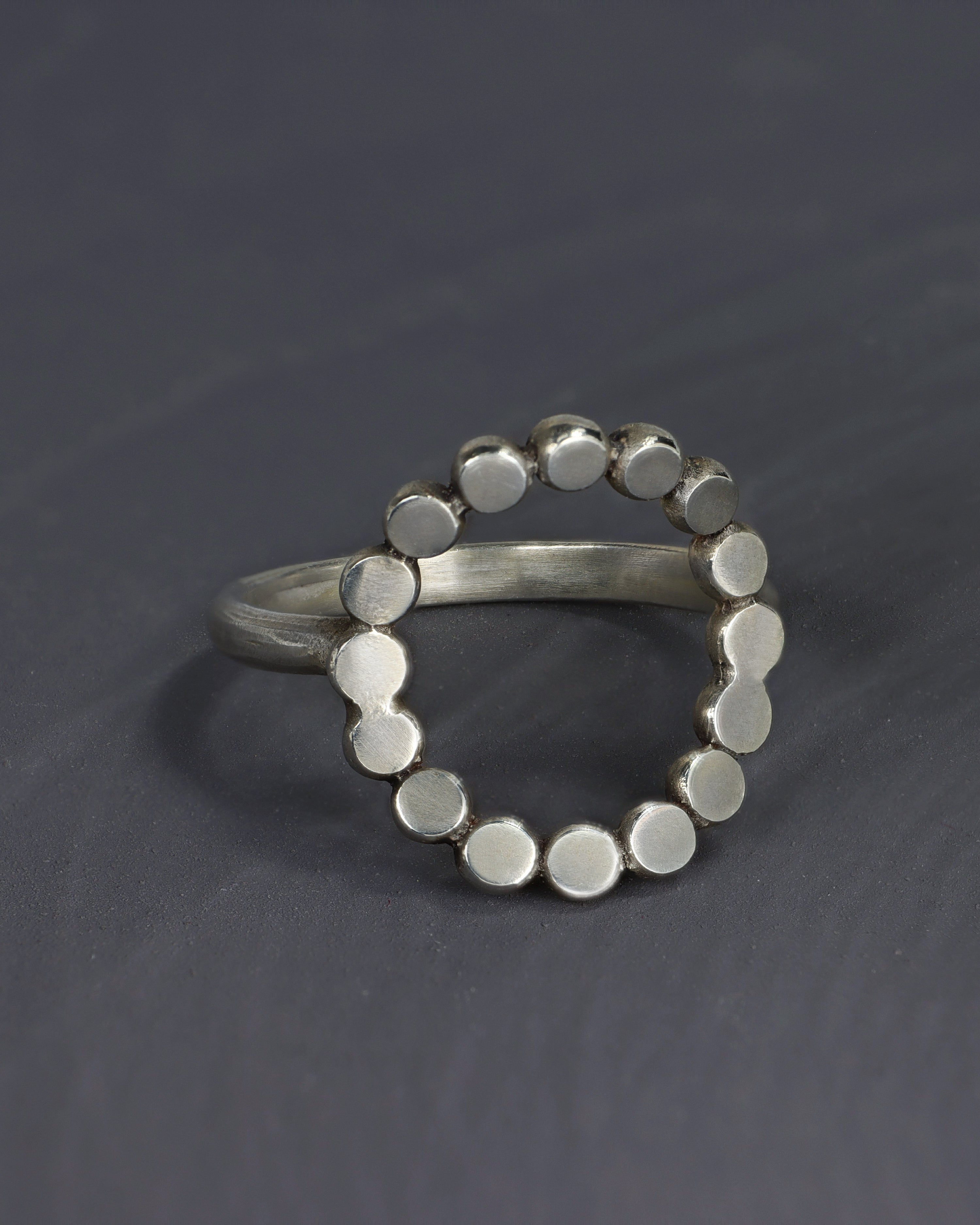 Bright  Circle Dot Ring