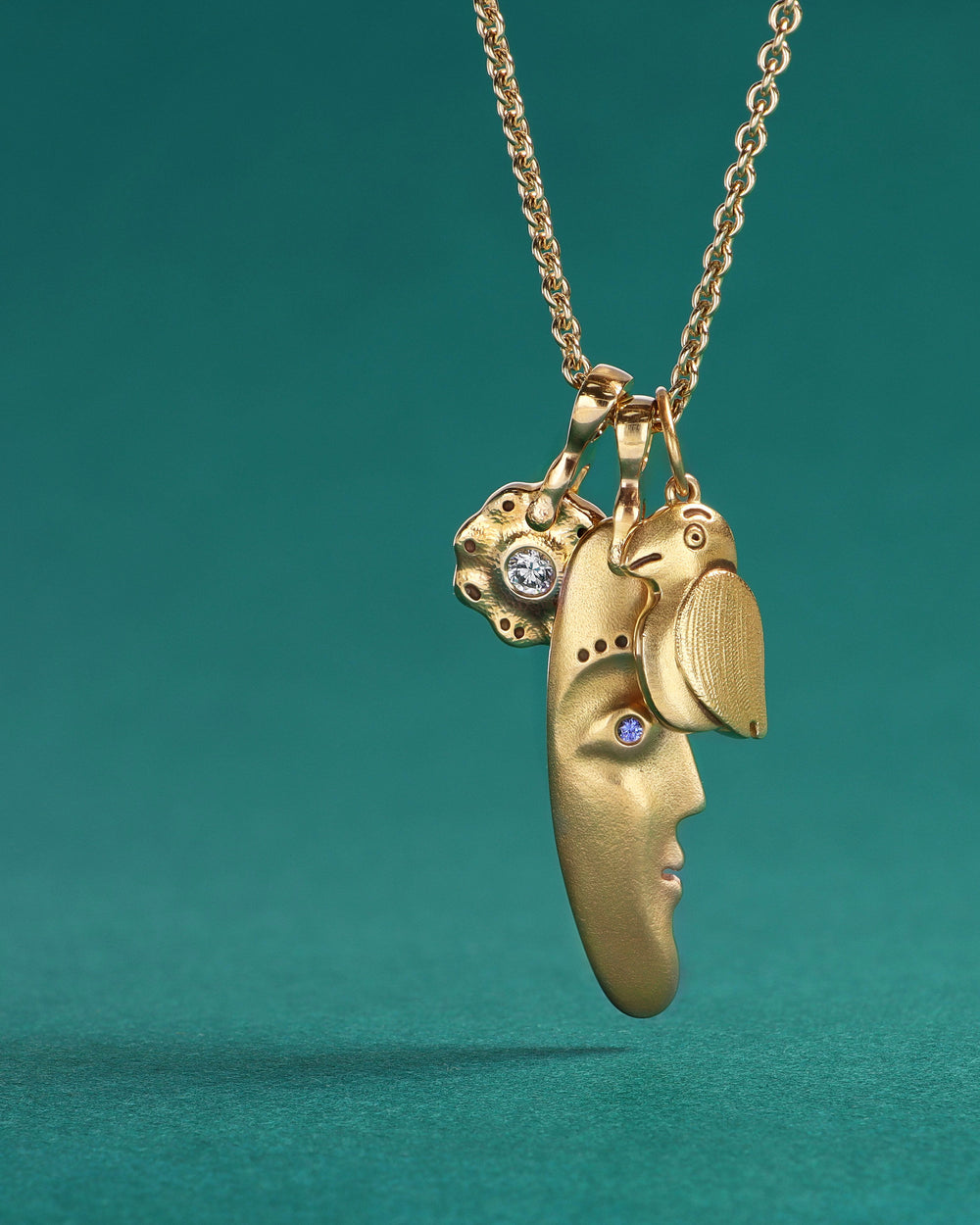 Fable Animals and Strange Characters Charms Necklace