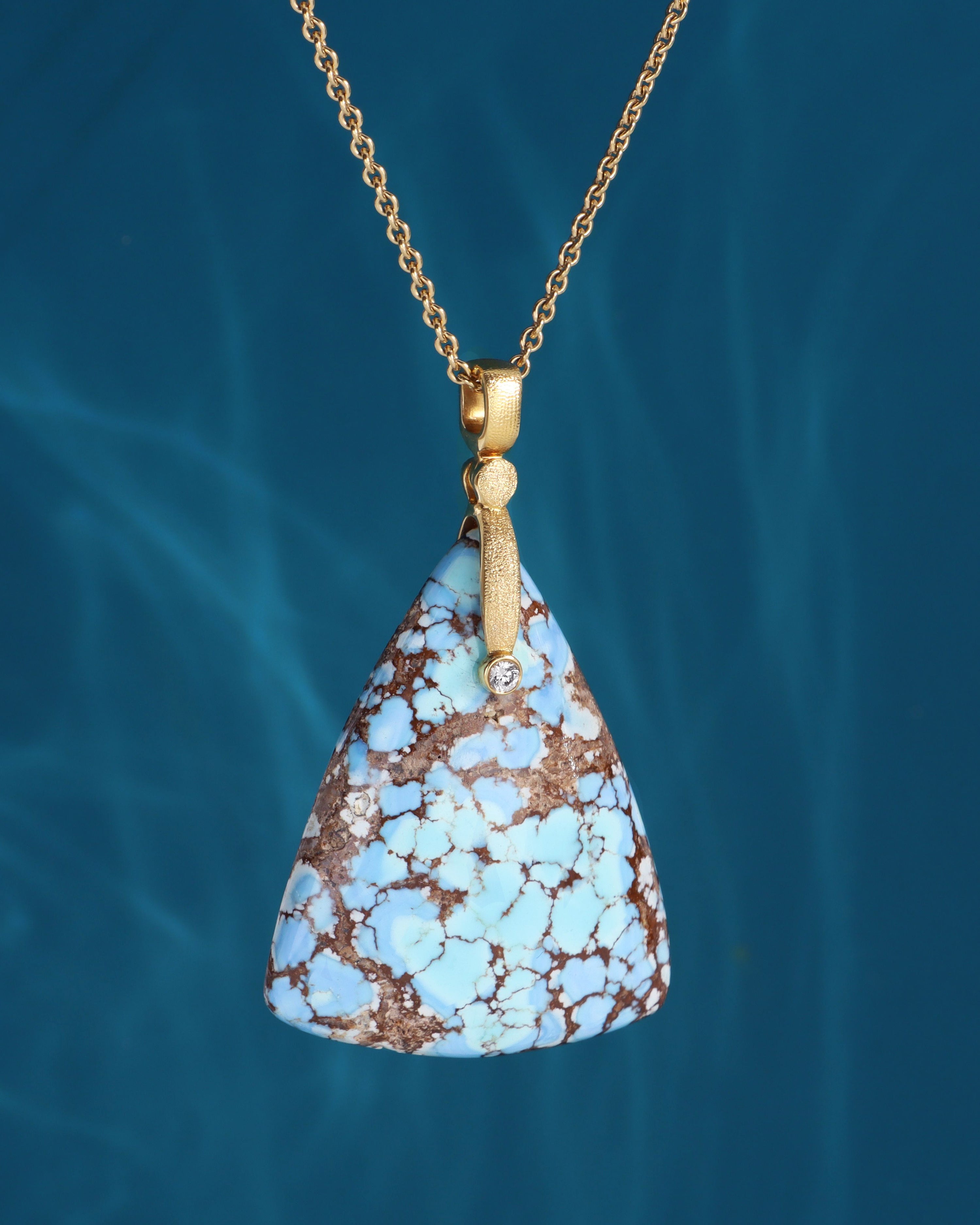 Kazakhstan Turquoise Sticks & Stones Pendant