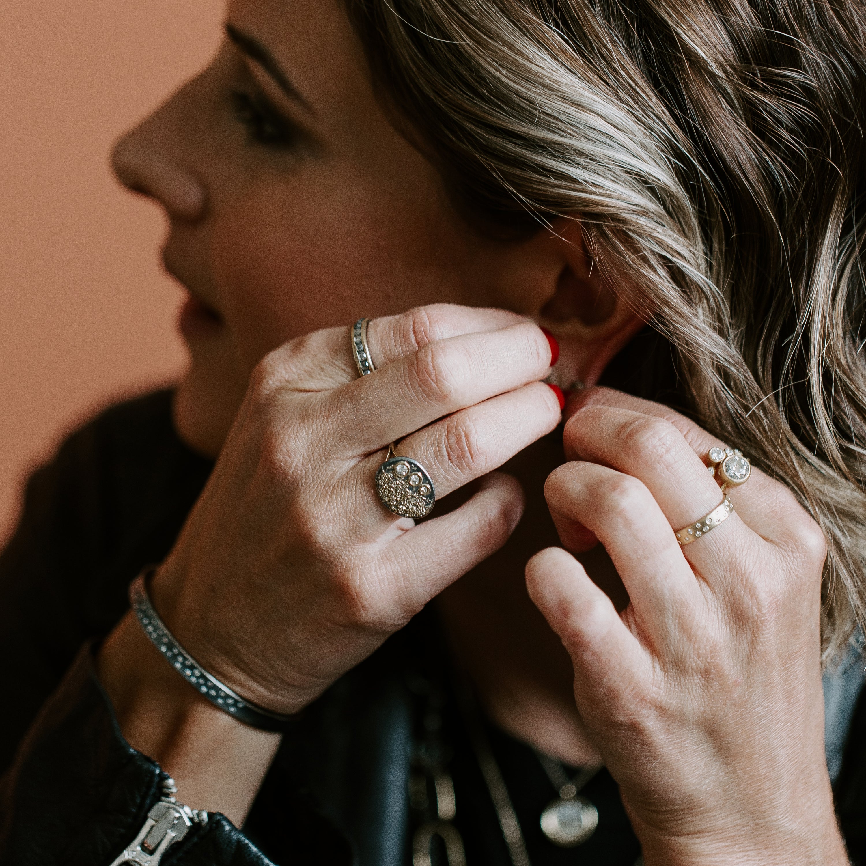 Dusted Signet Ring