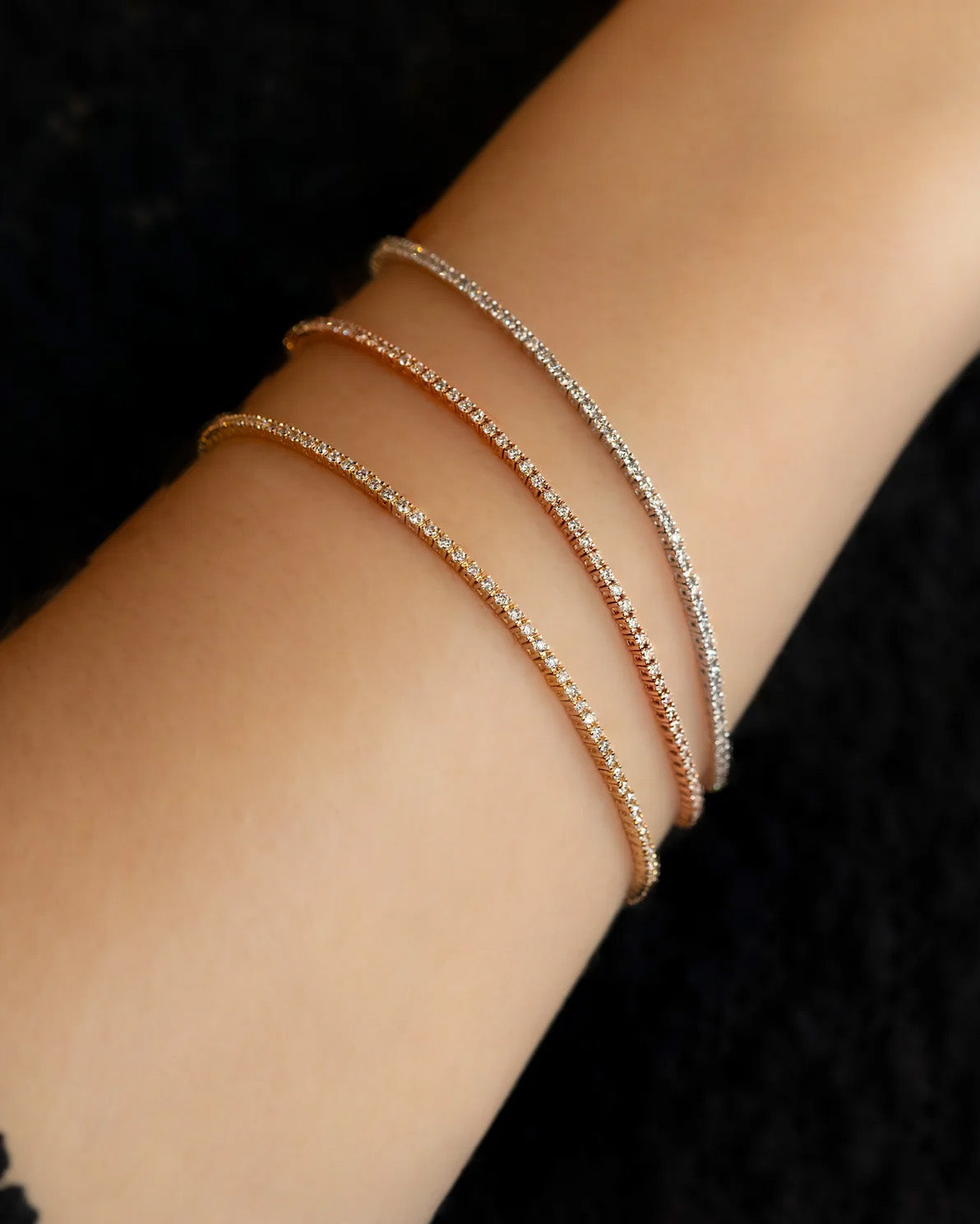 2.01ctw Natural Diamond Tennis Bracelet