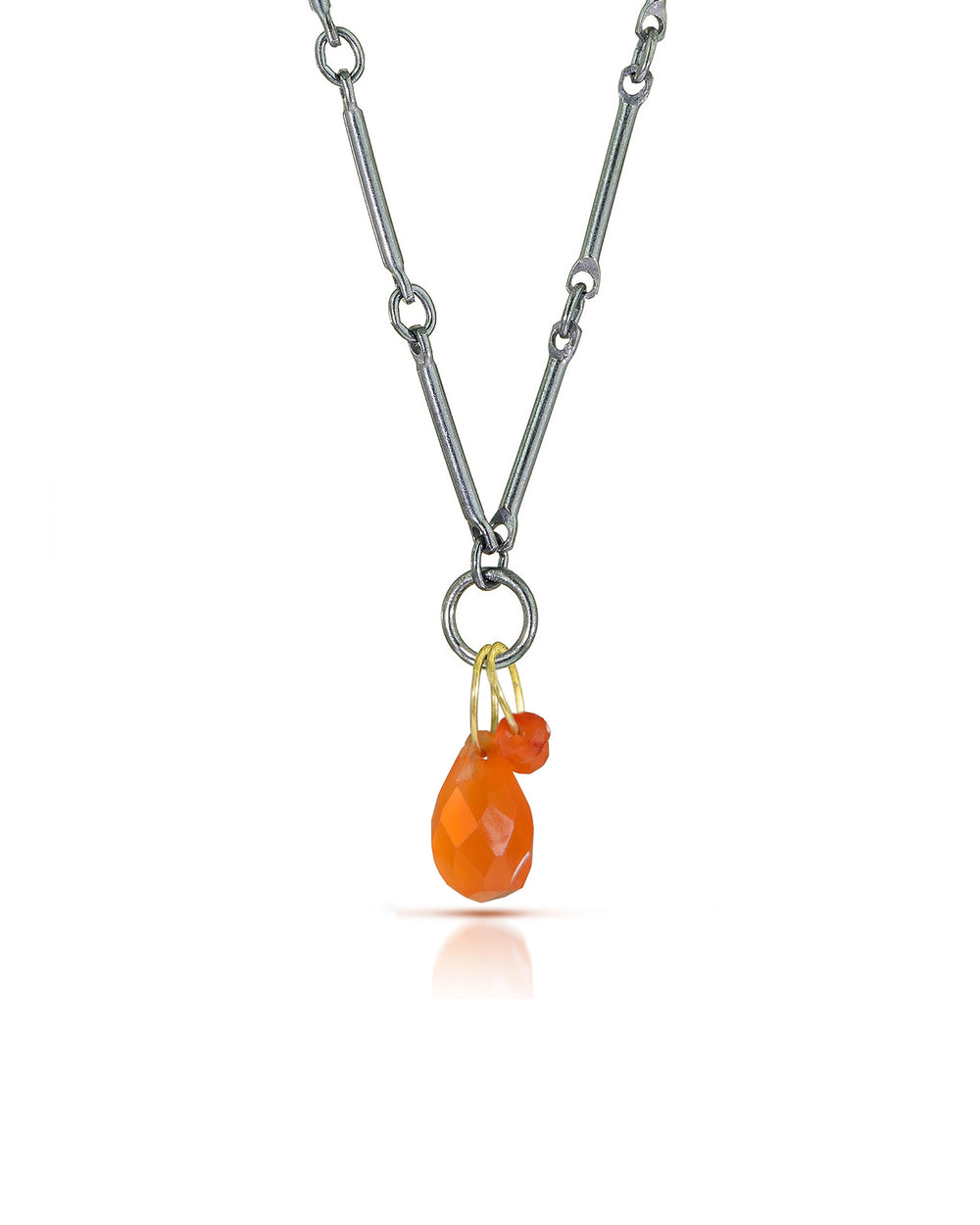 Carnelian Mini Tangle Necklace