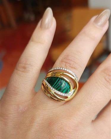 Malachite Ring