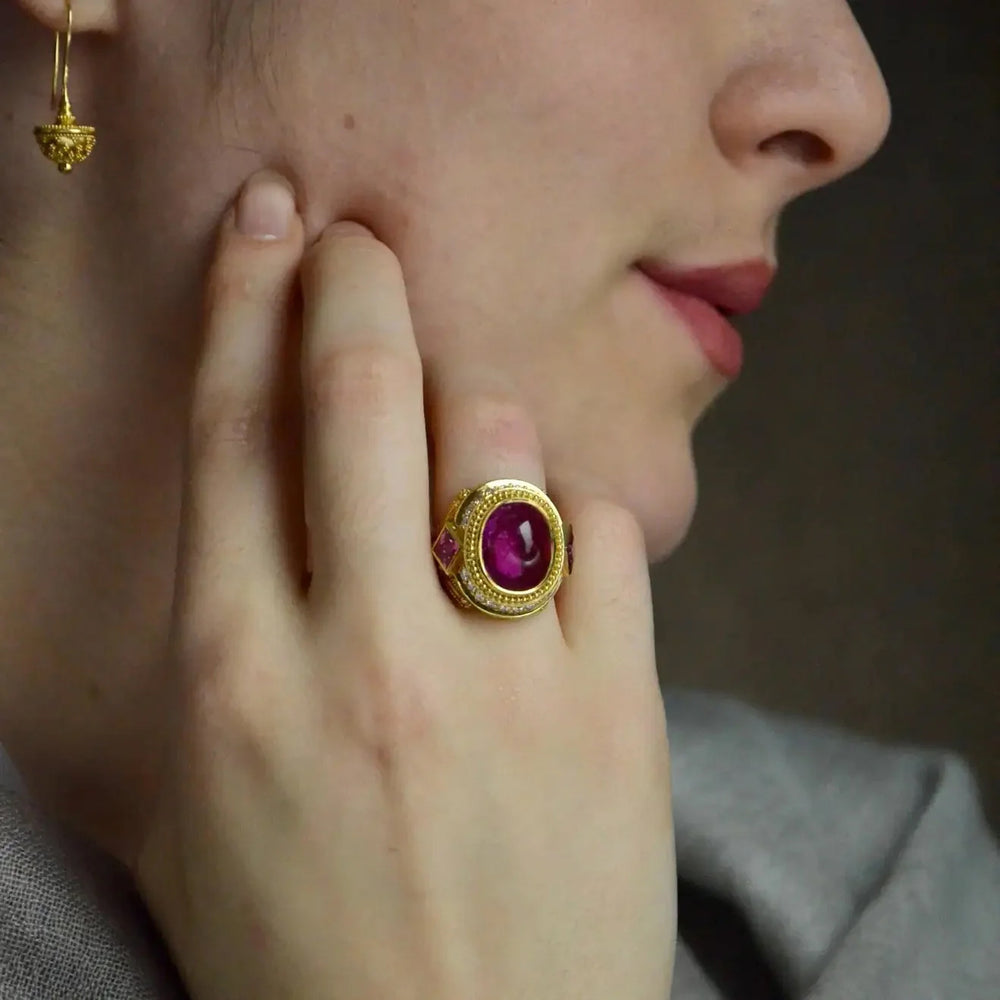 Rubellite Tourmaline Ring