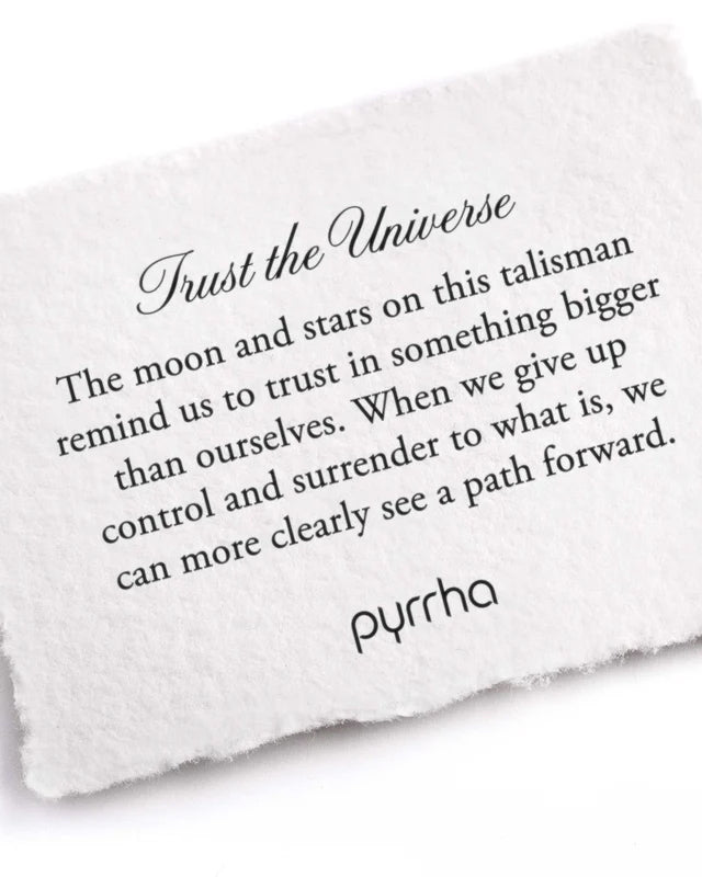 Trust the Universe Diamond Set Talisman