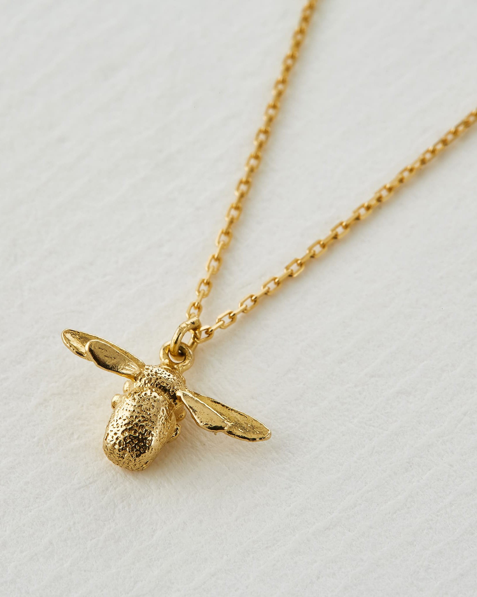 Teeny Tiny Bumblebee Necklace