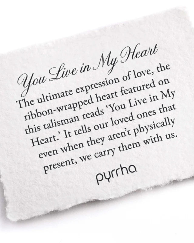 You Live in My Heart Talisman Necklace