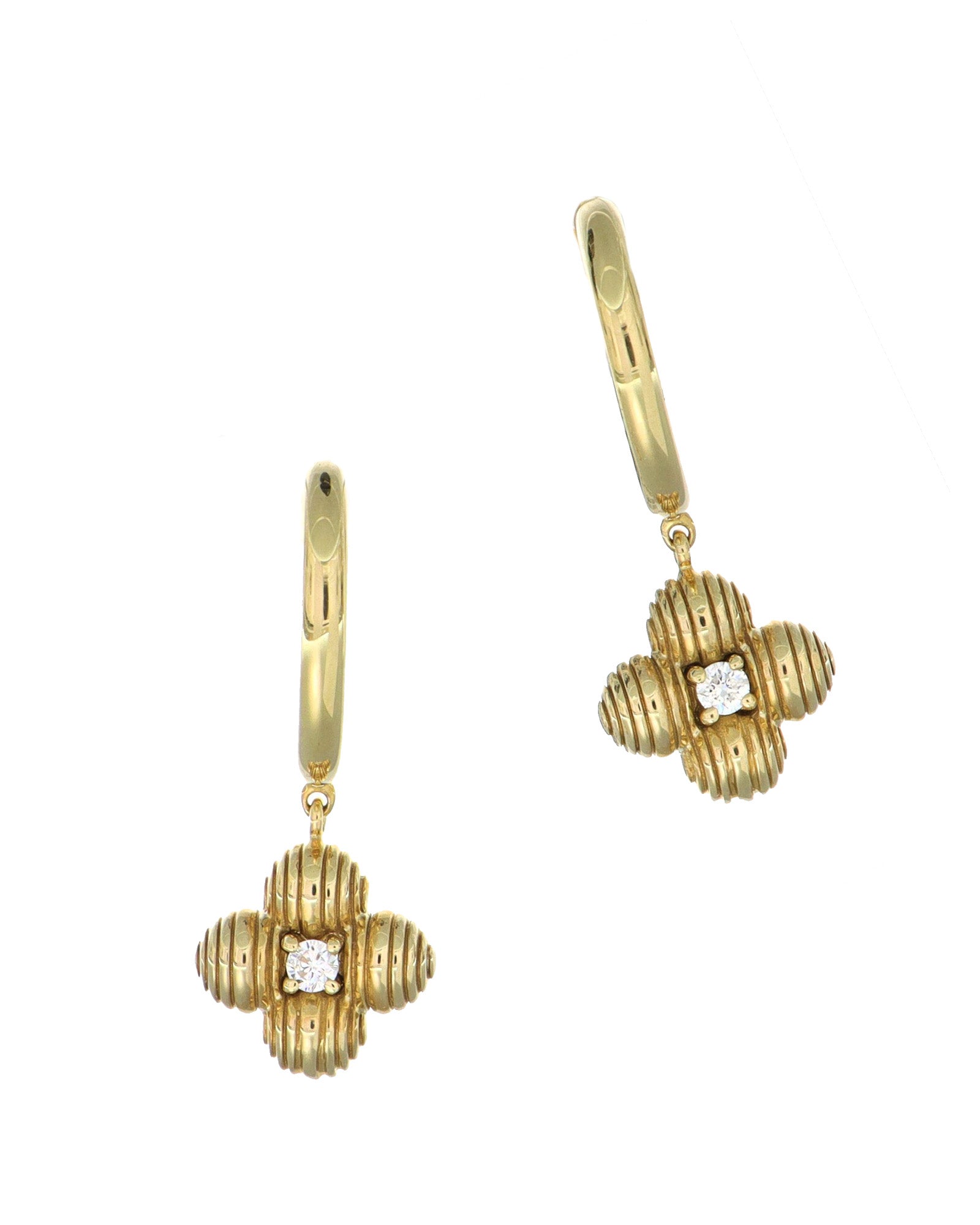 14kt yellow gold fashion earrings