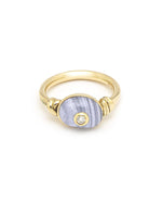 Chalcedony Pebble Ring