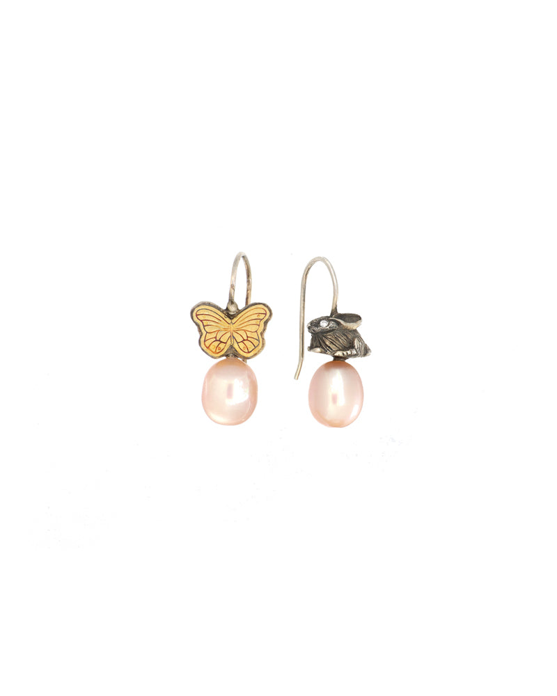 Rabbit & Butterfly Earrings