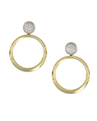 Circle and Dot Earrings