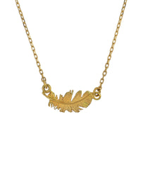 In-Line Plume Necklace